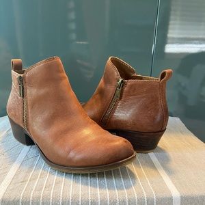 Lucky Brand brown booties. Size 6 1/2